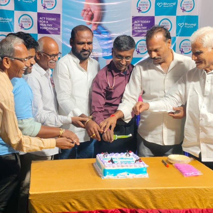 Events 77 Bhrungi hospitals, bn reddy nagar proudly celebrated world diabetes day with an awareness walkat