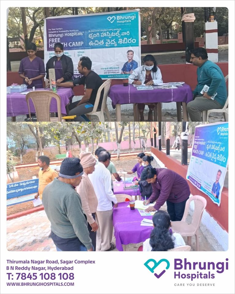 Events 24 Health Camp conducted at HMDA Rythu Bazar by Bhrungi Hospitals.Thank you to everyone who partici