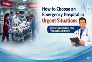 Emergency hospital near Vanasthalipuram