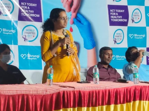 Bhrungi hospitals, bn reddy nagar proudly celebrated world diabetes day with an awareness walkat (3)