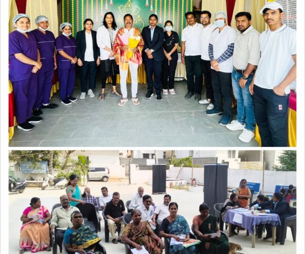 Free Health Camp Successfully Conducted. A free health camp was held at Brundavan Welfare Associ (1)
