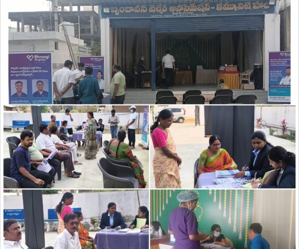 Free Health Camp Successfully Conducted. A free health camp was held at Brundavan Welfare Associ (2)