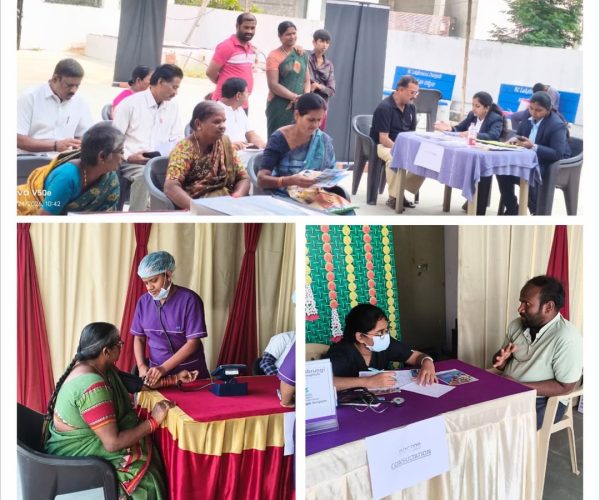 Free Health Camp Successfully Conducted. A free health camp was held at Brundavan Welfare Associ