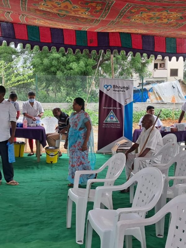 Harithapuri colony fee medical camp